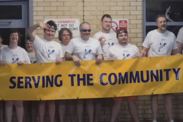 Stevenage Dolphins Gala Team at the Hitchin Lions Gala